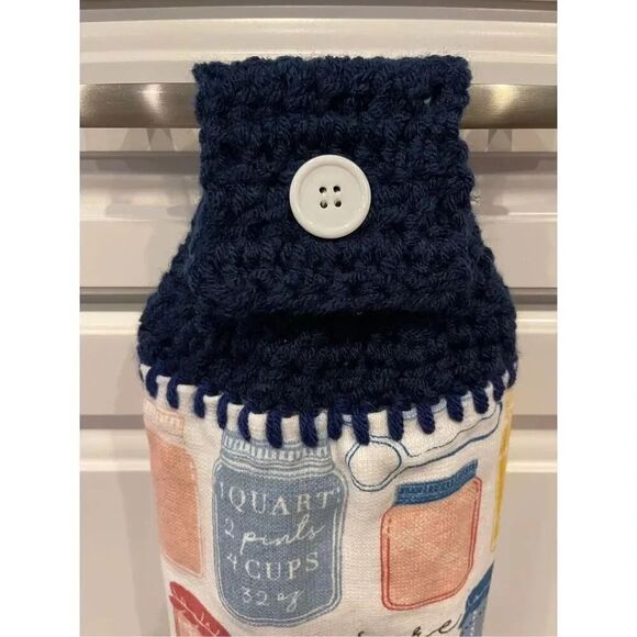 Crochet Top Kitchen Towel- Measure Life With Smiles - Picture 2 of 3